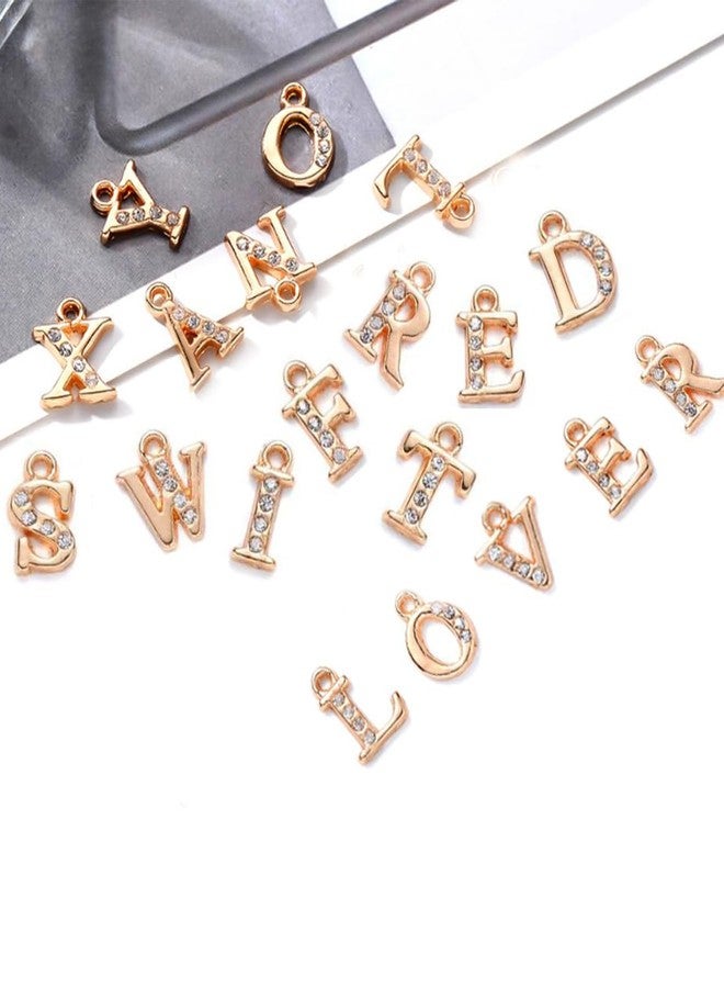 ٢٦ قطعة من تعليقات الحروف الأبجدية لصنع المجوهرات، خرز حروف أبجدية من الألف إلى الياء للأساور، طقم تعليقات أساور مناسب لصنع مجوهرات شخصية، وصنع الهدايا - Image 4